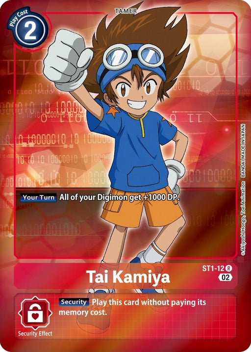 Tai Kamiya [ST1-12] (Alternate Art) [Starter Deck: Jesmon] - Just $0.09! Shop now at Retro Gaming of Denver