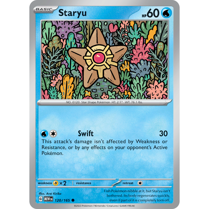 Staryu (120/165) [Scarlet & Violet: 151] - Just $0.04! Shop now at Retro Gaming of Denver