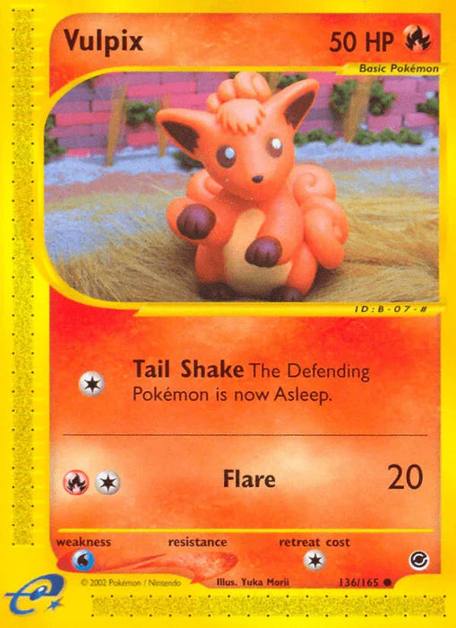 Vulpix (136/165) [Expedition: Base Set] - for just $7.35! 