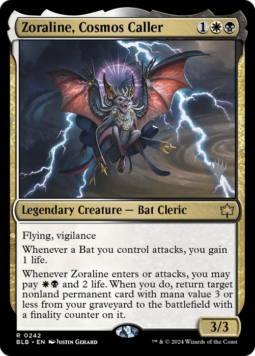 Zoraline, Cosmos Caller (PPBLB-242) - Bloomburrow Promos - for just $0.09! 
