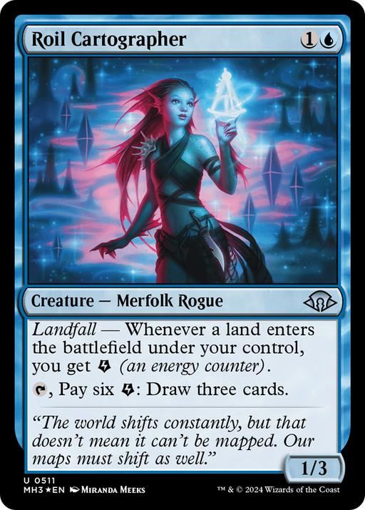 Roil Cartographer (Ripple Foil) (MH3-511) - Modern Horizons 3 Foil - for just $0.37! 