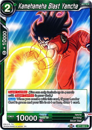Kamehameha Blast Yamcha (BT7-062) [Assault of the Saiyans] - for just $0.10! 