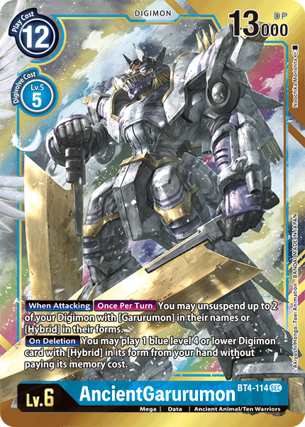 AncientGarurumon [BT4-114] (Alternate Art) [Great Legend] - Just $1.75! Shop now at Retro Gaming of Denver