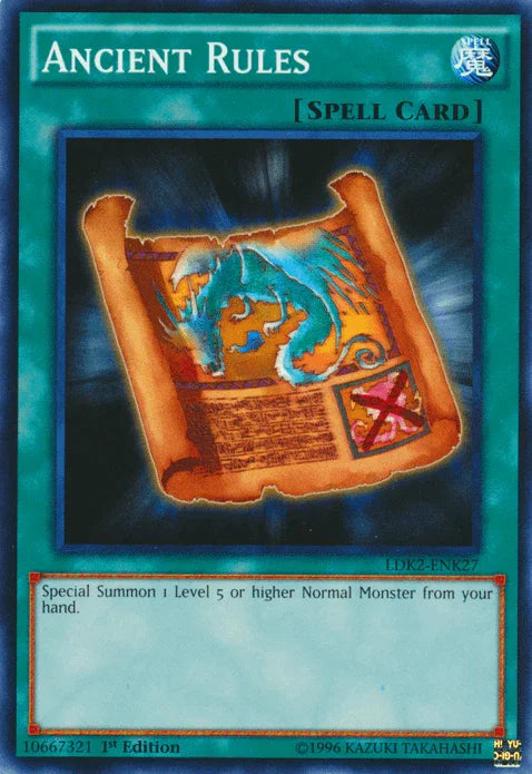 Ancient Rules [LDK2-ENK27] Common - for just $0.10! 