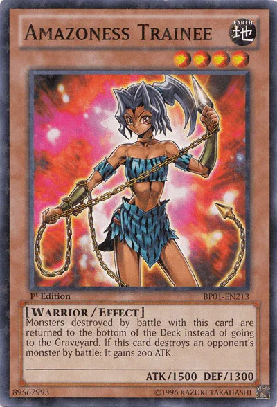 Amazoness Trainee [BP01-EN213] Starfoil Rare - for just $0.10! 