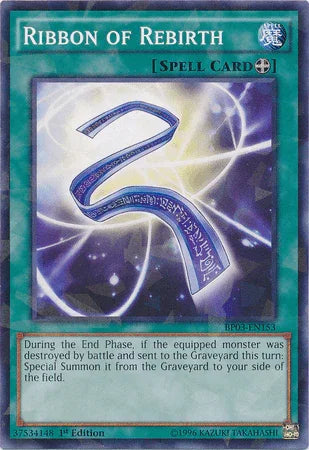 Ribbon of Rebirth [BP03-EN153] Shatterfoil Rare - for just $0.10! 