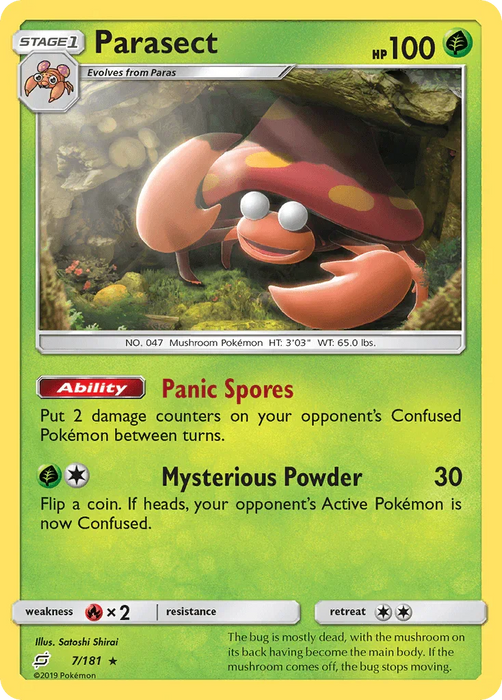 Parasect (7/181) [Sun & Moon: Team Up] - for just $0.15! 