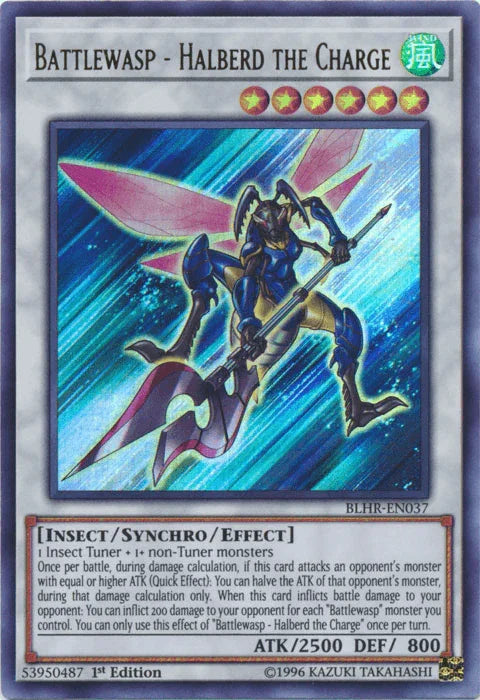 Battlewasp - Halberd the Charge [BLHR-EN037] Ultra Rare - for just $0.10! 