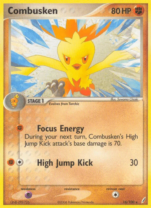 Combusken (16/100) [EX: Crystal Guardians] - for just $0.45! 