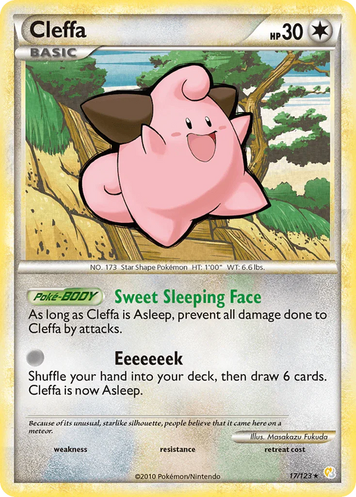 Cleffa (17/123) [HeartGold & SoulSilver: Base Set] - for just $2.15! 