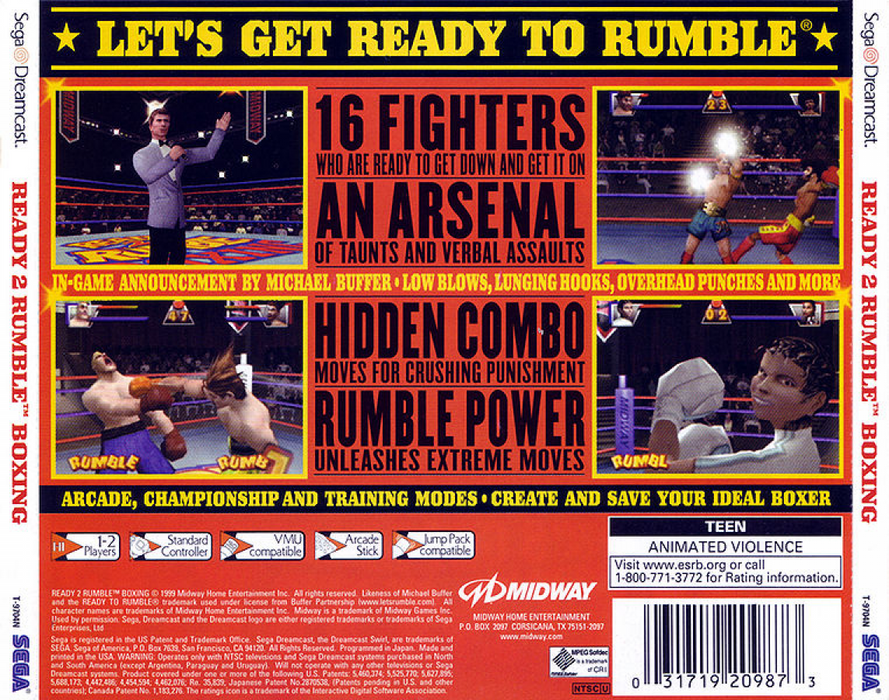 Ready 2 Rumble Boxing – Sega Dreamcast (DC) - for just $17.99! 