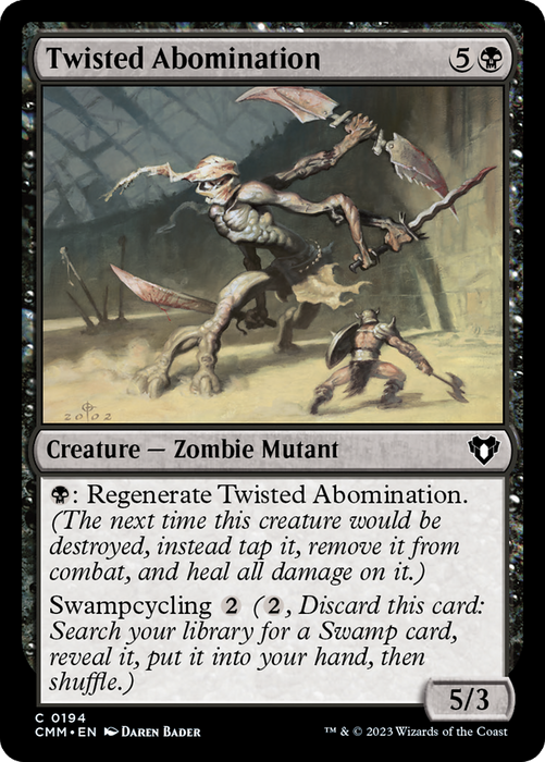 Twisted Abomination (CMM-194) - Commander Masters - for just $0.01! 