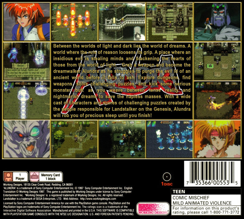 Alundra – PlayStation 1 (PS1) - for just $96.99! 