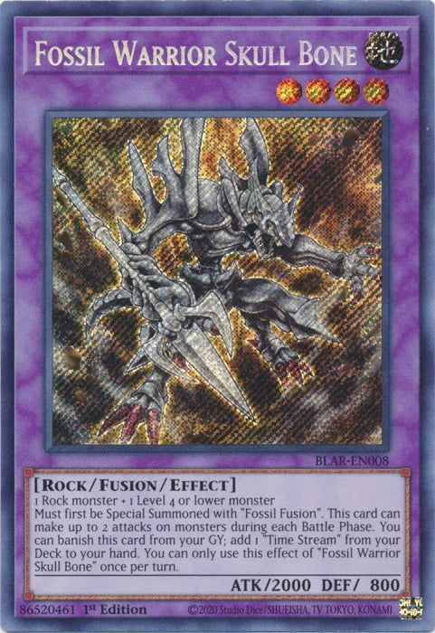 Fossil Warrior Skull Bone [BLAR-EN008] Secret Rare - for just $0.15! 