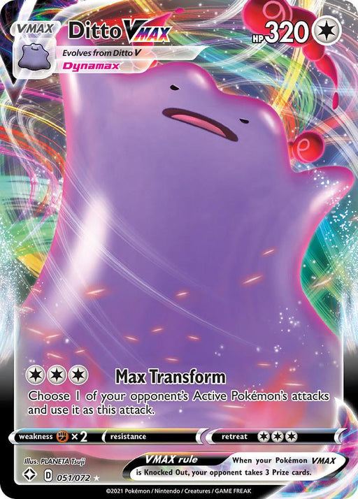 Ditto VMAX (051/072) [Sword & Shield: Shining Fates] - for just $1! 