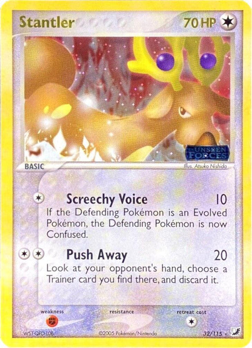 Stantler (32/115) (Stamped) [EX: Unseen Forces] - for just $11.80! 