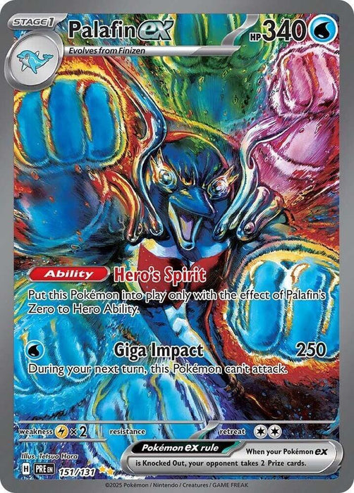Palafin ex (151/131) [Scarlet & Violet: Prismatic Evolutions] - for just $16.60! 