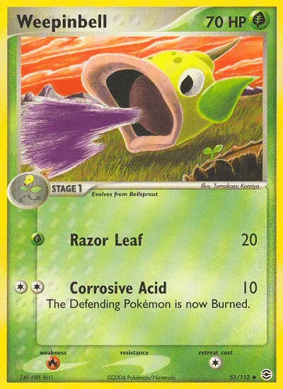 Weepinbell (51/112) [EX: FireRed & LeafGreen] - for just $1.25! 