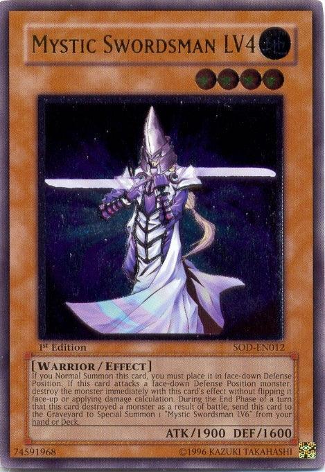 Mystic Swordsman LV4 [SOD-EN012] Ultimate Rare - for just $11.75! 