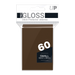 Ultra PRO: Small 60ct Sleeves - PRO-Gloss (Brown) - Just $0! Shop now at Retro Gaming of Denver