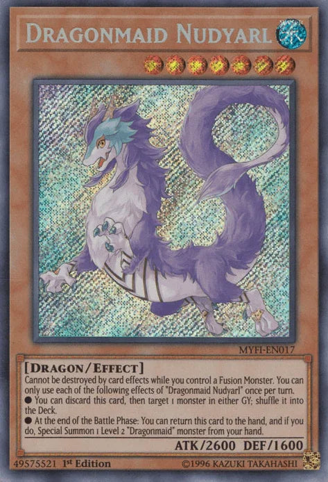 Dragonmaid Nudyarl [MYFI-EN017] Secret Rare - for just $0.95! 