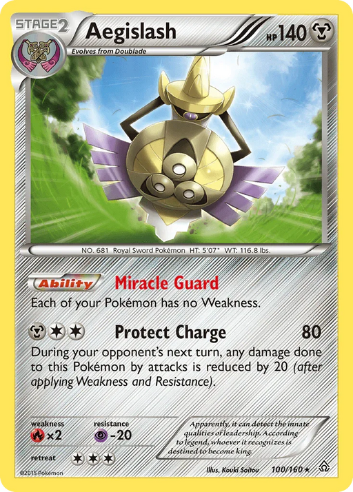 Aegislash (100/160) [XY: Primal Clash] - for just $0.30! 