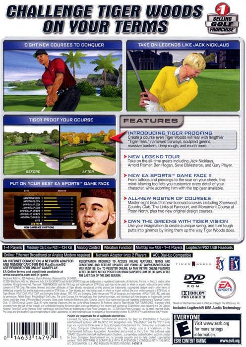 Tiger Woods PGA Tour 2005 – PlayStation 2 (PS2) - for just $3.99! 