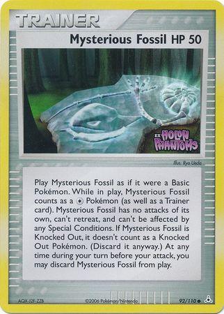 Mysterious Fossil (92/110) (Stamped) [EX: Holon Phantoms] - for just $2.05! 