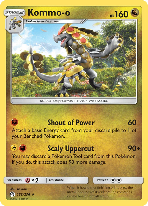 Kommo-o (163/236) [Sun & Moon: Cosmic Eclipse] - for just $0.70! 