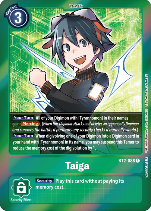 Taiga [BT2-088] (Event Pack 4) [Release Special Booster Promos] - Just $6.15! Shop now at Retro Gaming of Denver