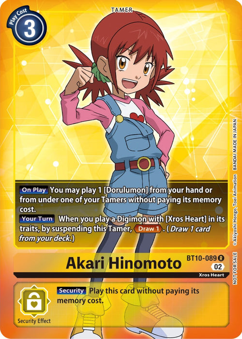 Akari Hinomoto [BT10-089] (Box Topper) [Xros Encounter] - Just $0.20! Shop now at Retro Gaming of Denver