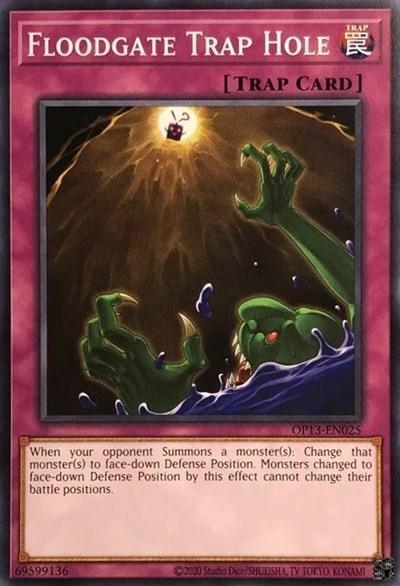 Floodgate Trap Hole [OP13-EN025] Common - for just $0.10! 