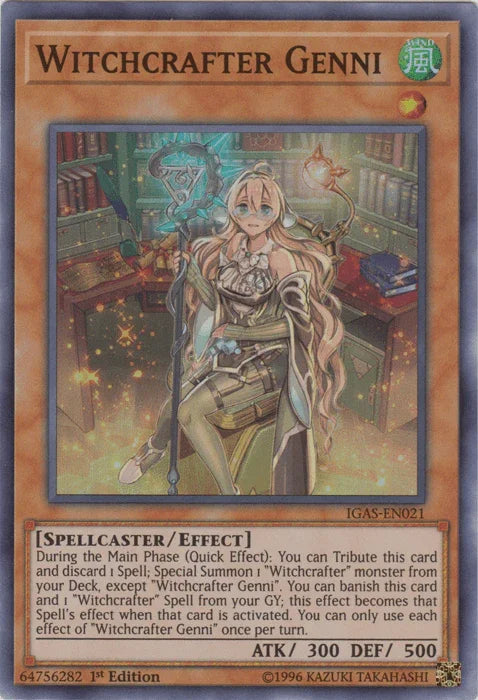 Witchcrafter Genni [IGAS-EN021] Super Rare - for just $0.15! 