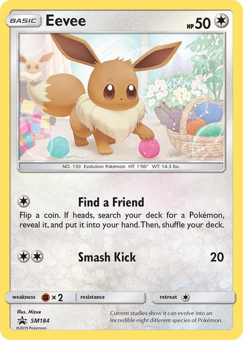 Eevee (SM184) [Sun & Moon: Black Star Promos] - for just $3.80! 