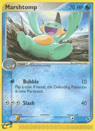 Marshtomp (40/109) [EX: Ruby & Sapphire] - for just $0.70! 