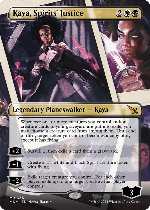 Kaya, Spirits' Justice (MKM-335) - Murders at Karlov Manor (Borderless) - for just $0.17! 