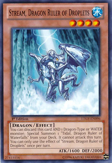 Stream, Dragon Ruler of Droplets [LTGY-EN096] Common - for just $0.20! 