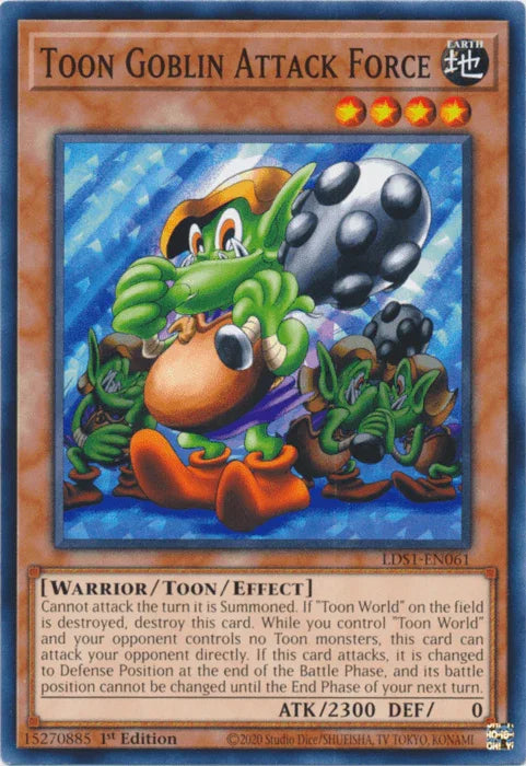 Toon Goblin Attack Force [LDS1-EN061] Common - for just $0.35! 