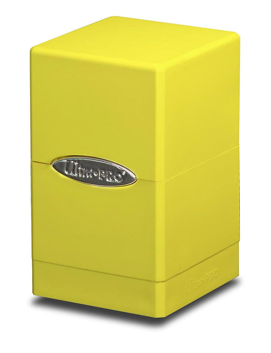 Ultra PRO: Satin Tower - Lemon Yellow - for just $0! 