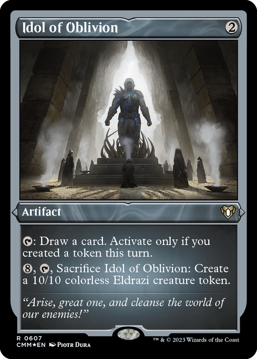 Idol of Oblivion (Foil Etched) [Commander Masters] - Just $7.60! Shop now at Retro Gaming of Denver