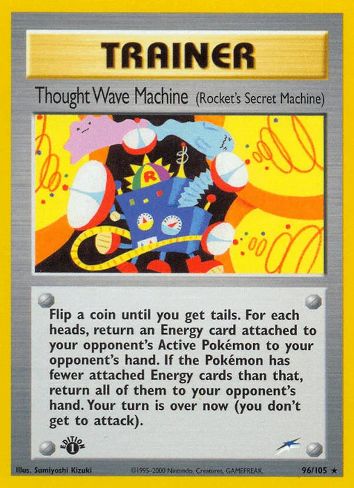 Thought Wave Machine (96/105) (Rocket's Secret Machine) [Neo Destiny 1st Edition] - for just $2.90! 