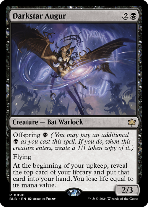 Darkstar Augur (PPBLB-090) - Bloomburrow Promos - for just $0.24! 