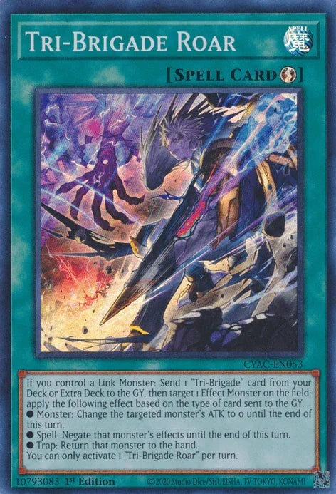 Tri-Brigade Roar [CYAC-EN053] Super Rare - for just $0.35! 