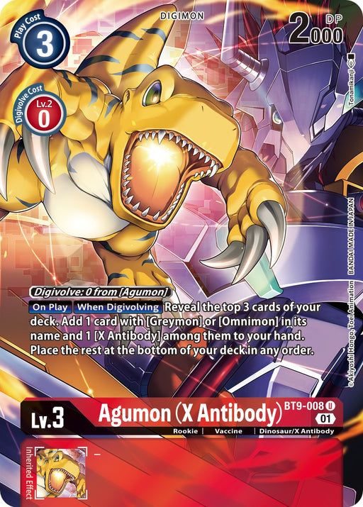 Agumon (X Antibody) [BT9-008] (Alternate Art) [X Record] - Just $7.35! Shop now at Retro Gaming of Denver