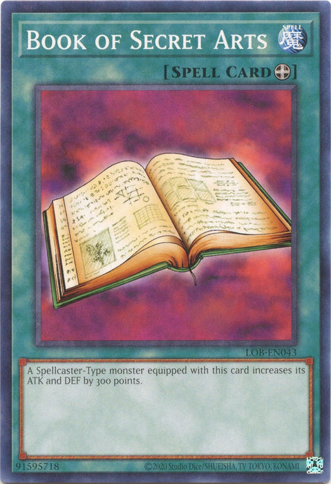 Book of Secret Arts (25th Anniversary) [LOB-EN043] Common - for just $0.10! 