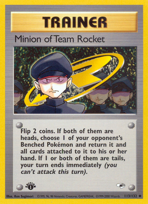 Minion of Team Rocket (113/132) [Gym Heroes 1st Edition] - Just $2! Shop now at Retro Gaming of Denver