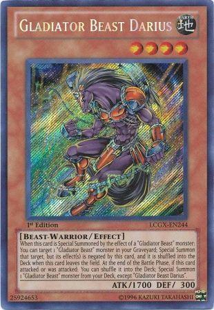 Gladiator Beast Darius [LCGX-EN244] Secret Rare - for just $5.40! 