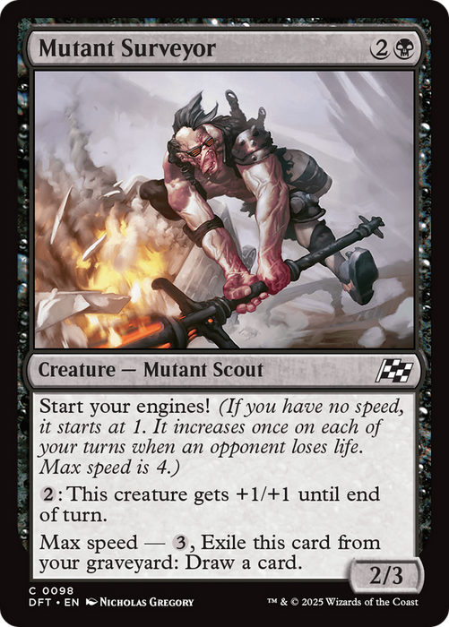 Mutant Surveyor (DFT-098) - Aetherdrift Foil - for just $0.01! 