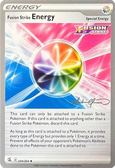 Fusion Strike Energy (244/264) (The Shape of Mew - Andre Chiasson) [World Championships 2022] - for just $0.10! 