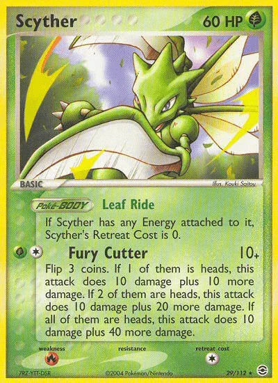 Scyther (29/112) [EX: FireRed & LeafGreen] - for just $1.50! 